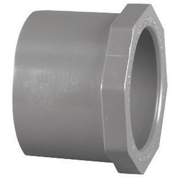 Charlotte Pipe And Foundry PVC081072200 1 x 1.5 in. Sch 80 PVC Red Reducer Bushing 4019089 - main